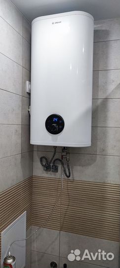 Установка водонагревателя, смесителя итд