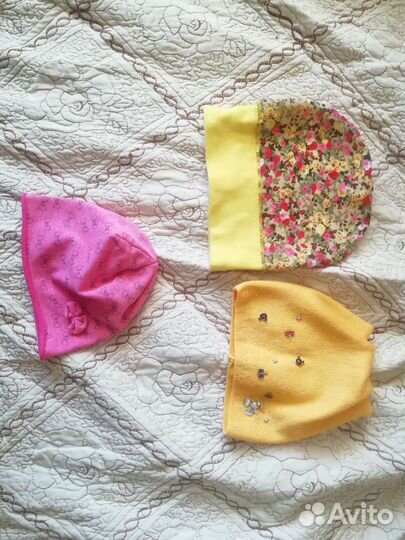 Шапки для девочки 5-7 лет