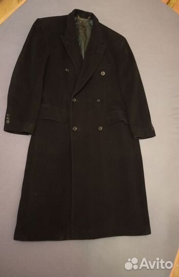 Пальто винтажное мужское pure cashmere