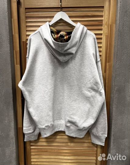 Худи Supreme x Maison Margiela серое