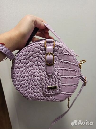 Сумка женская круглая