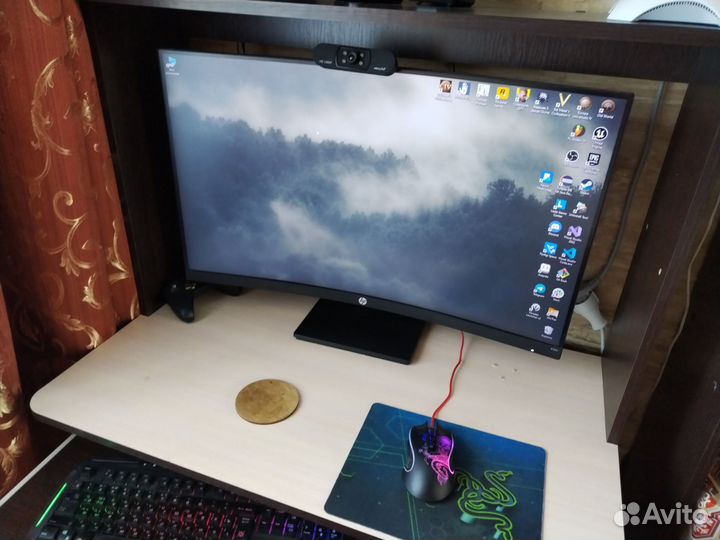 Монитор игровой HP X32c (33K31AA)