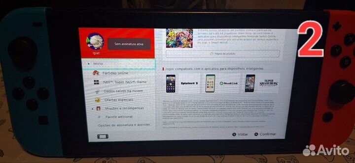 Портативная игровая приставка nintendo switch