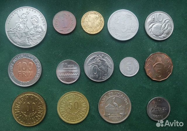 Монеты мира-Африка,Австралия и Океания