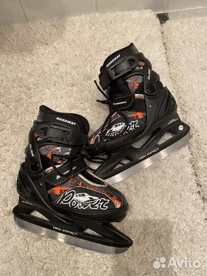 Коньки детские раздвижные рр 26-30