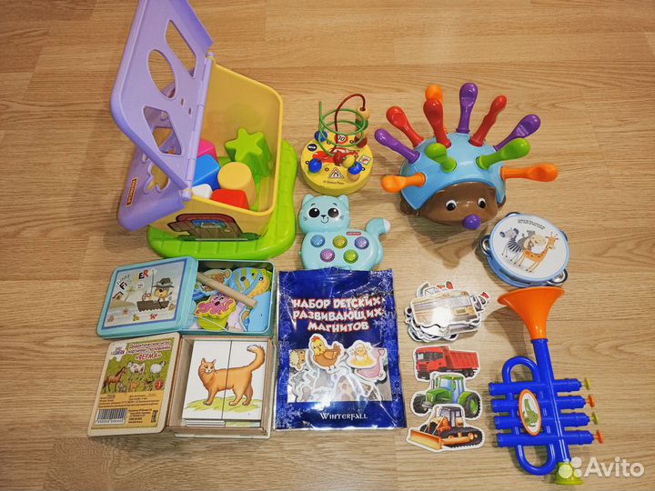 Развивающие игрушки от 1 года пакетом