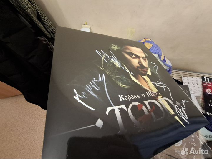 Винил todd с автограффами группы король и шут