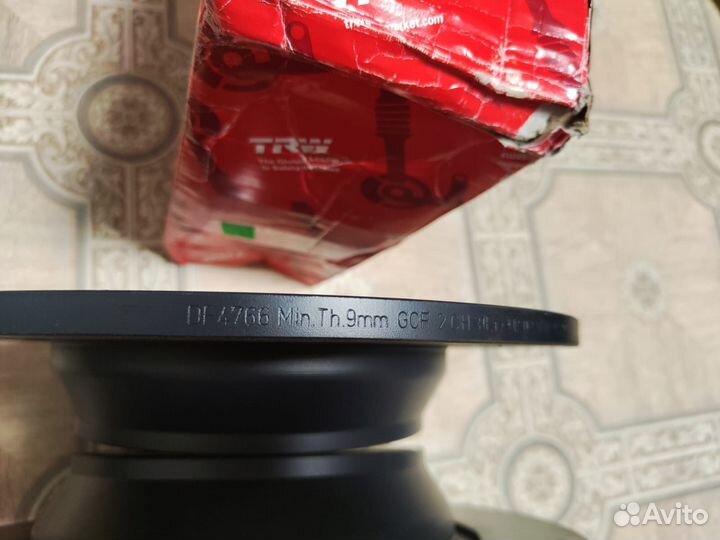 Диск тормозной TRW DF4766