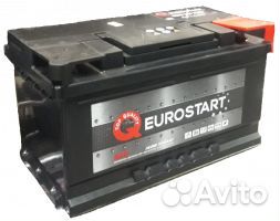 12V, 80Ah,750,R+,eurostart