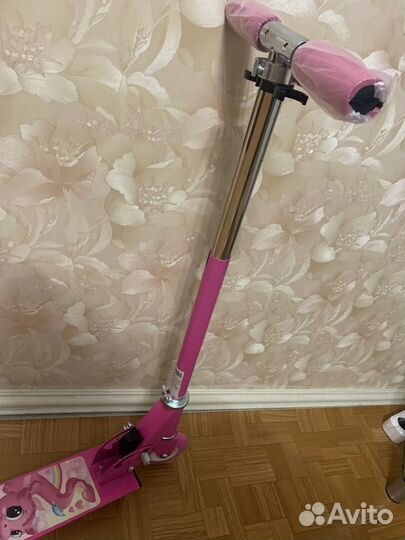 Самокат снегокат 2 в 1 детский, абсолютно новый