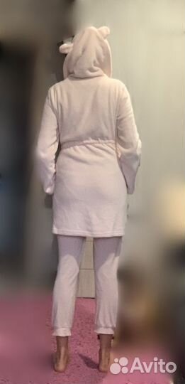 Халат плюшевый с ушками