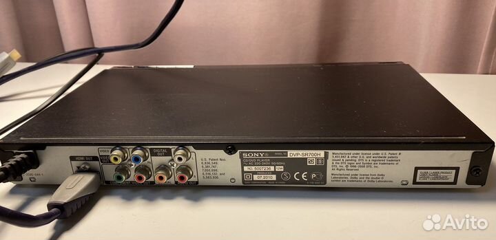 DVD плеер sony с дисками