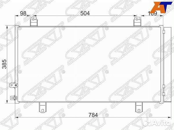 Радиатор кондиционера lexus ES, lexus ES 13, lexus