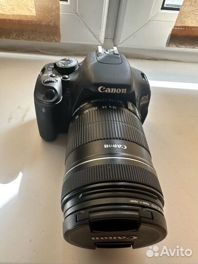 Зеркальный фотоаппарат canon eos 600d бу