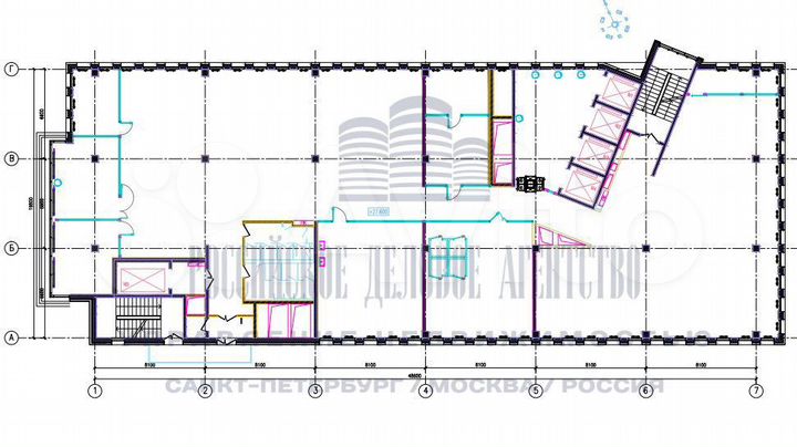 Офис в бизнес центре класса А 890 м²