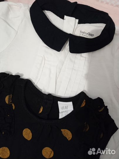 Брендовая одежда для девочки 68 74 80 пакетом