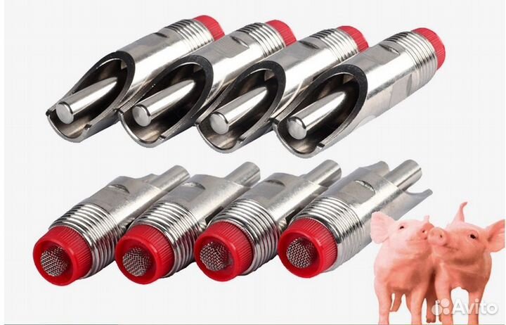 Нипельные поилки для свиней