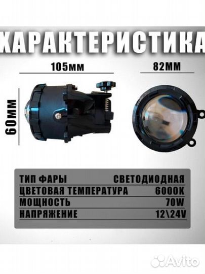 Противотуманные фары LED