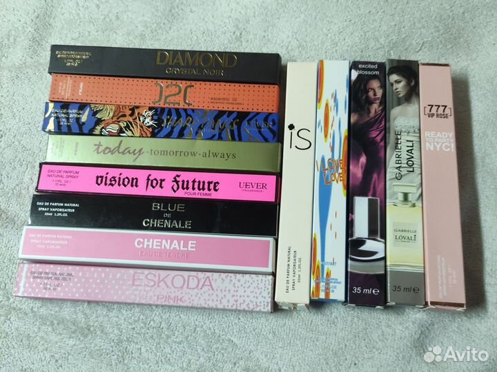 Духи женские, мужские, в ассортименте