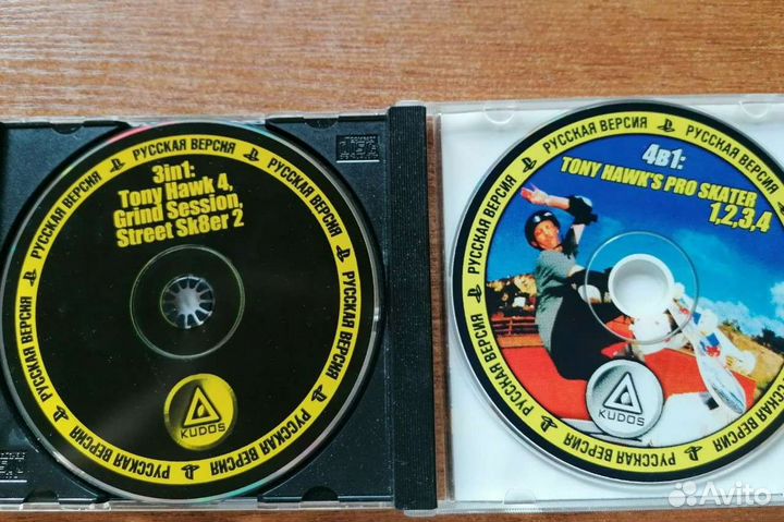Диск для PS1 Tony Hawk's
