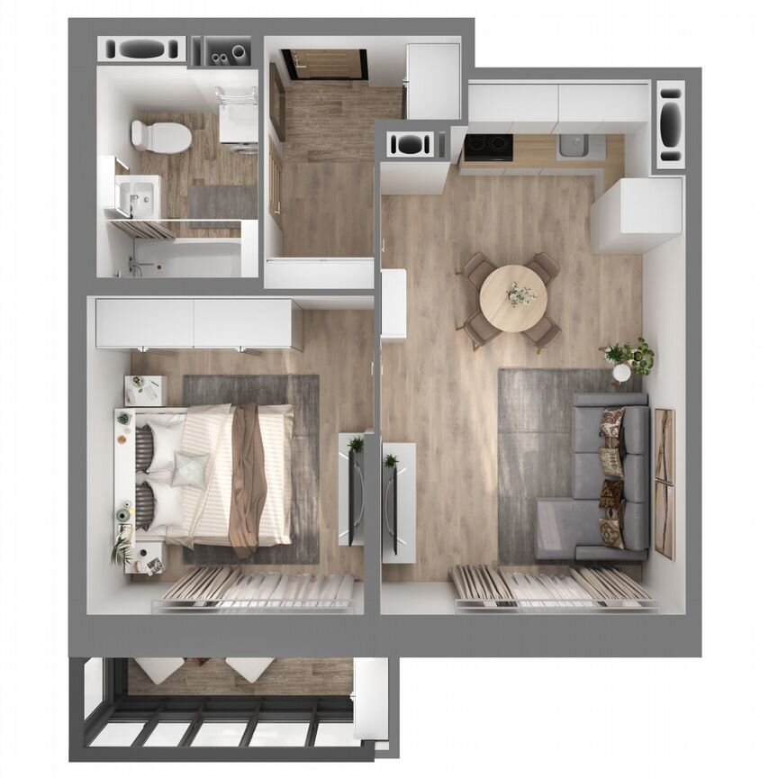 1-к. квартира, 34,9 м², 14/23 эт.