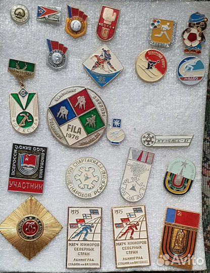 Значки СССР. Хоккей. Бэнди. Универсиада. Спорт