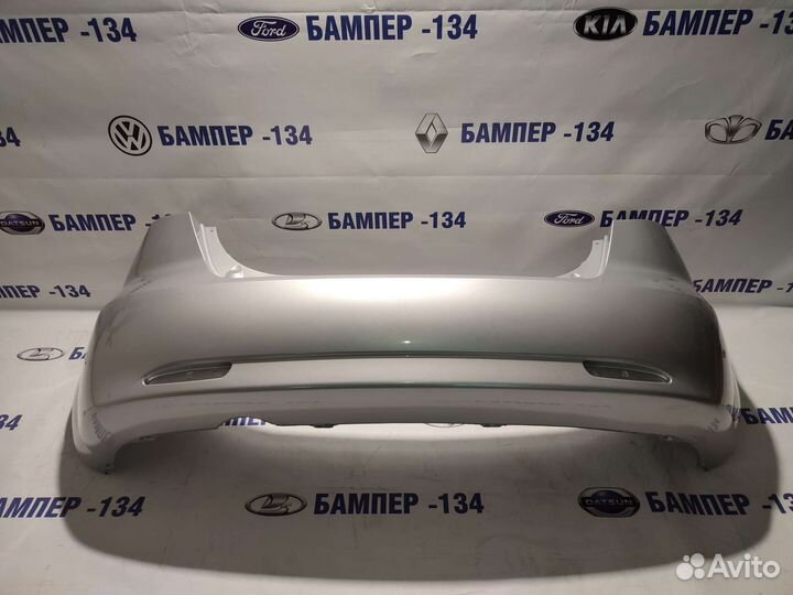 Бампер задний chevrolet lacetti хэтчбек серебро