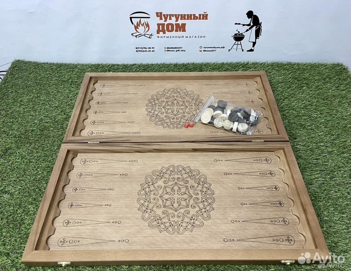 Нарды в коже