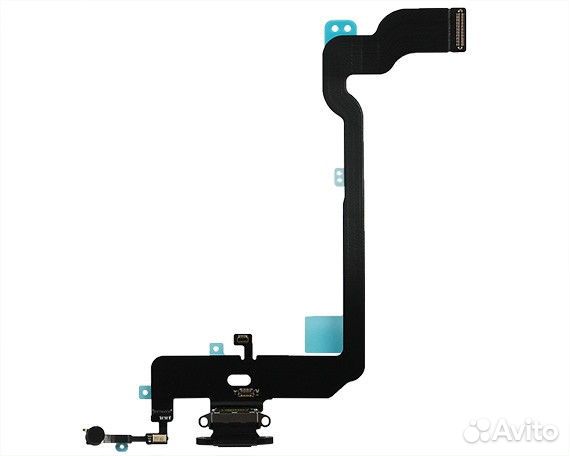 Шлейф iPhone XS на системный разъем черный