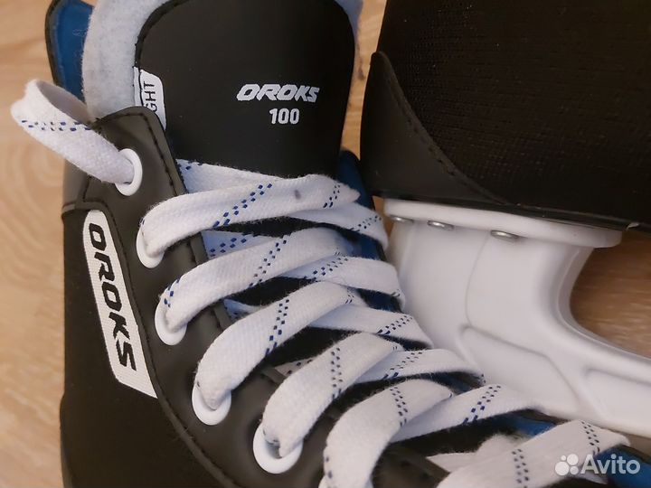 Коньки хоккейные детские Oroks Декатлон 32