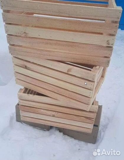 Ящики деревянные (новые. прочные. ручная работа)