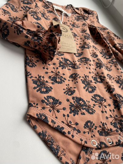 Боди новый 62-68 / 3-6 мес Green Cotton