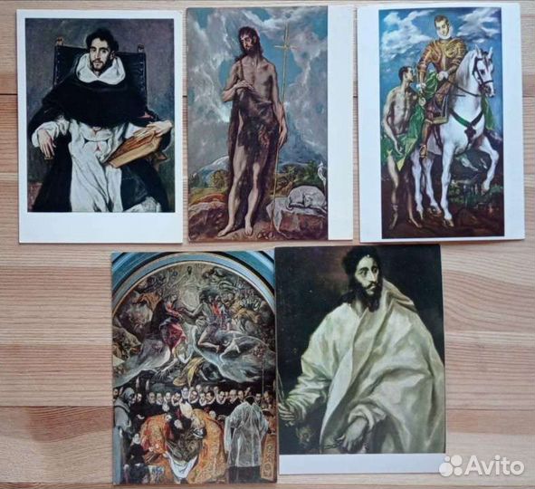 Эль Греко, 11 испанских открыток 1970е годы