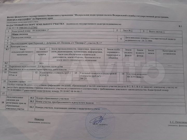 Участок 8 сот. (СНТ, ДНП)