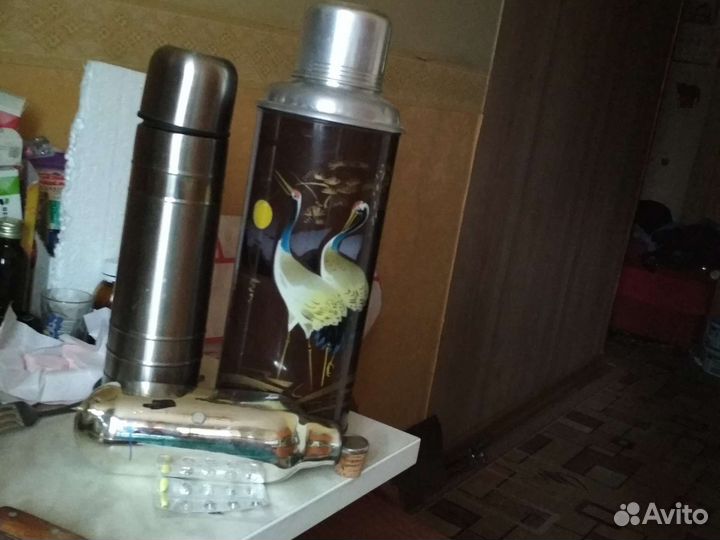 Термос СССР двухлитровый литровый и литр