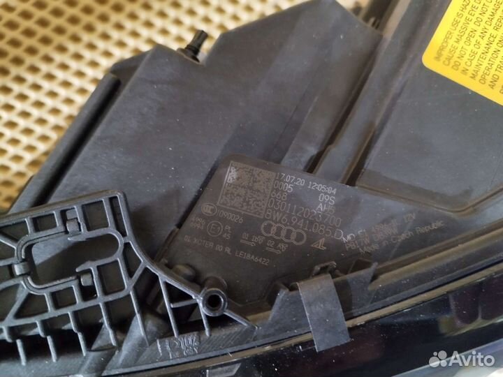 Фара правая левая Audi A5 laser black