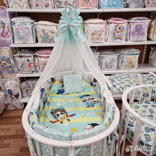 Набор в кровать для новорожденных