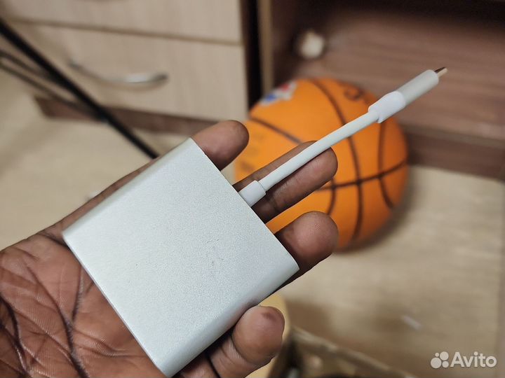 Мультимедийный адаптер Apple Type C