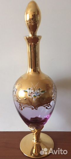 Графин и набор бокалов для вина. Италия