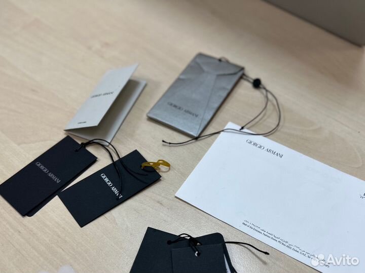 Бирки конверт Giorgio Armani Армани оригинал новые