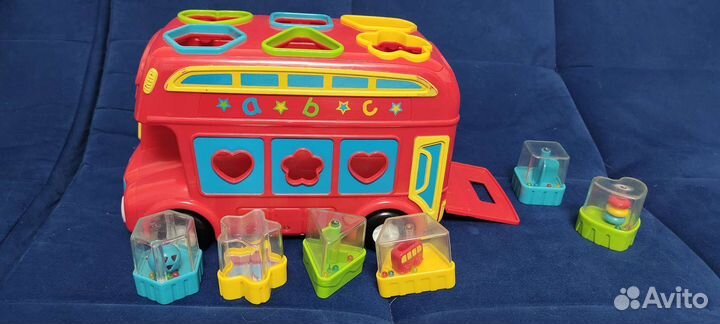 Развивающие игрушки сортер ELC автобус