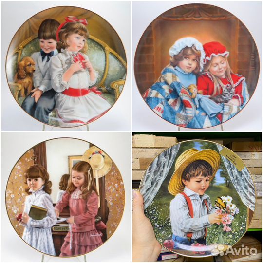 Тарелки серии Альманах детства 1984, 1985