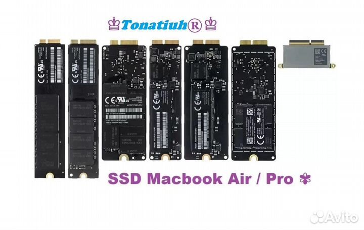 SSD Apple Macbook Air / Pro / iMac +Замена