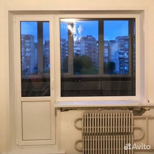 Окна с установкой