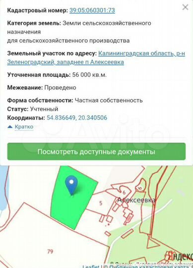 Участок 5,6 га (СНТ, ДНП)