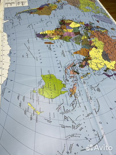 Карта мира плакат