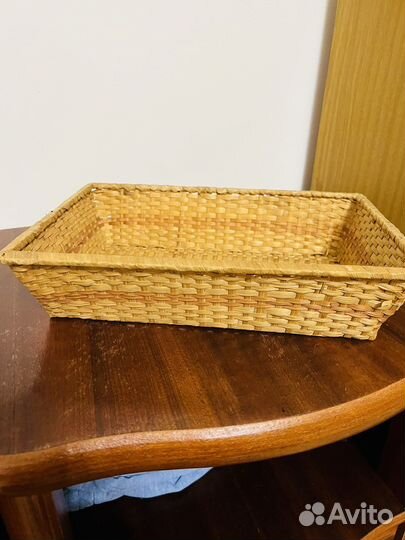 Плетеные корзинки для хранения