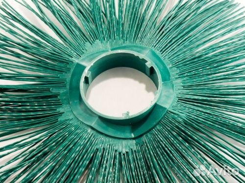 Щетка дисковая 120х550 мм б/п зигзаг полипропилено