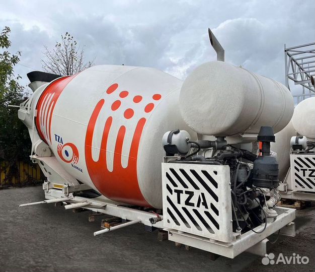 Установка миксера 6, 7 кубов