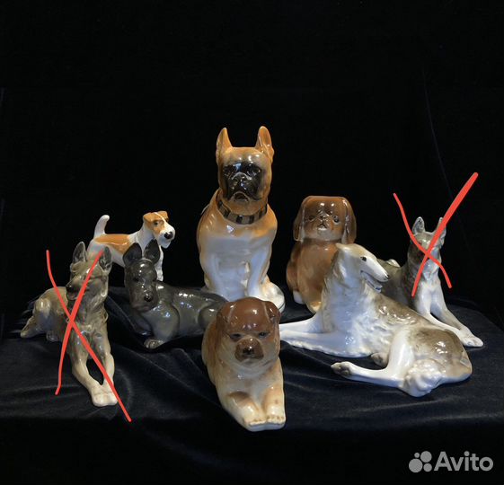 Собаки лфз. Статуэтки